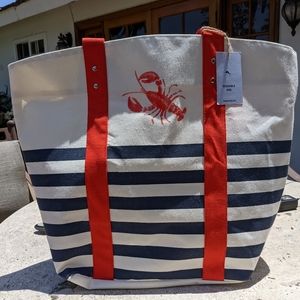 Tommy Bahama Canvas Lobster Beach Bag Large.